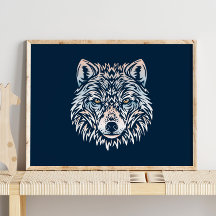 Arctic Wolf | Wolf Winter Wall Print