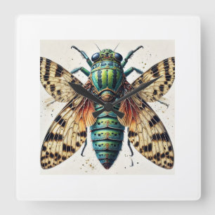 Arctolamia butterfly 130924IREF230 - Watercolor Square Wall Clock
