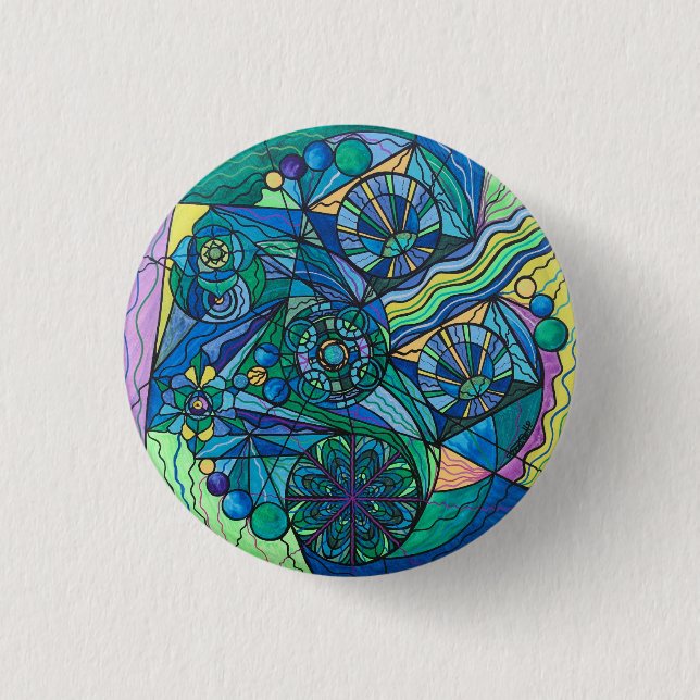 "Arcturian Immunity Grid" 1¼ Inch Button (Front)