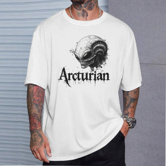 Arcturian T-Shirt, Starseed Alien Head Graphic Tee