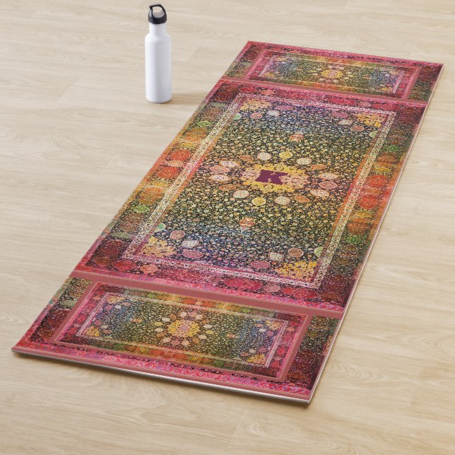 Ardabil Pattern with (or without) Monogram Yoga Mat (In Situ)