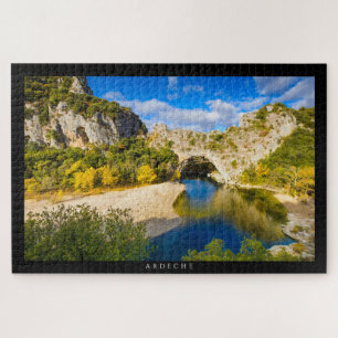 ARDECHE - Natural Arch of Vallon-Pont-d'Arc Jigsaw Puzzle