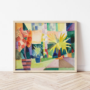 Arden on Lake Thun August Macke Poster