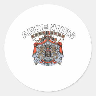 Ardennes, Belgium Classic Round Sticker