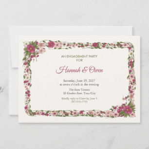 Ardent Rhapsody Engagement Party Invitation