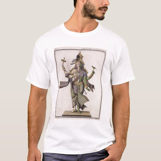 Ardhanarishvara, from 'Voyage aux Indes et a la Ch T-Shirt (Front)