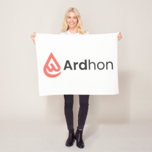 Ardhon brand merch - wear your style, your way fleece blanket