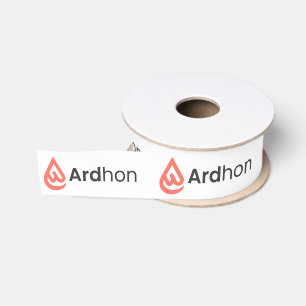 Ardhon brand merch - wear your style, your way grosgrain ribbon