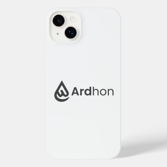 Ardhon brand merch - wear your style, your way iPhone case (Back)