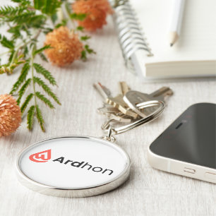 Ardhon brand merch - wear your style, your way key ring