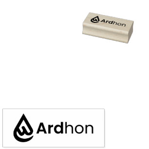 Ardhon brand merch - wear your style, your way rubber stamp