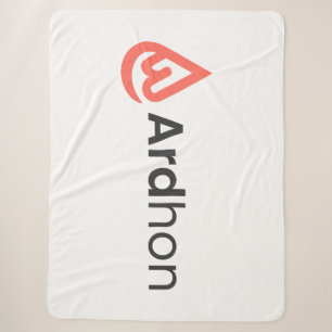 Ardhon brand merch - wear your style, your way sherpa blanket