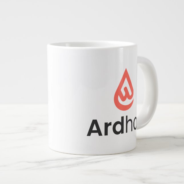 Ardhon - wear your style, your way large coffee mug (Front Right)