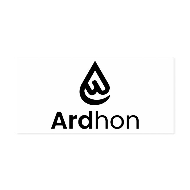Ardhon - wear your style, your way self-inking stamp (Design)