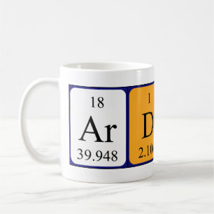 Ardis periodic table name mug
