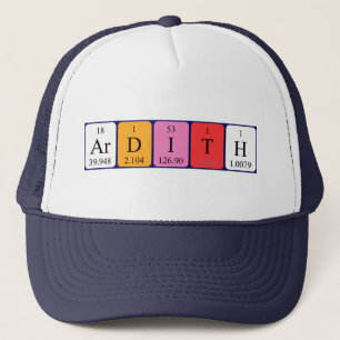Ardith periodic table name hat