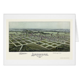 Ardmore, OK Panoramic Map - 1891