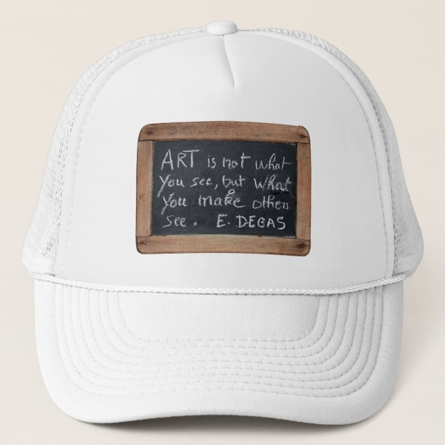 Ardoise 03 Degas Quote Artist Hat (Front)