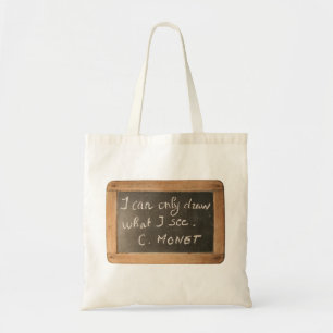 Ardoise 05 Monet's Quote Artist Tote Bag