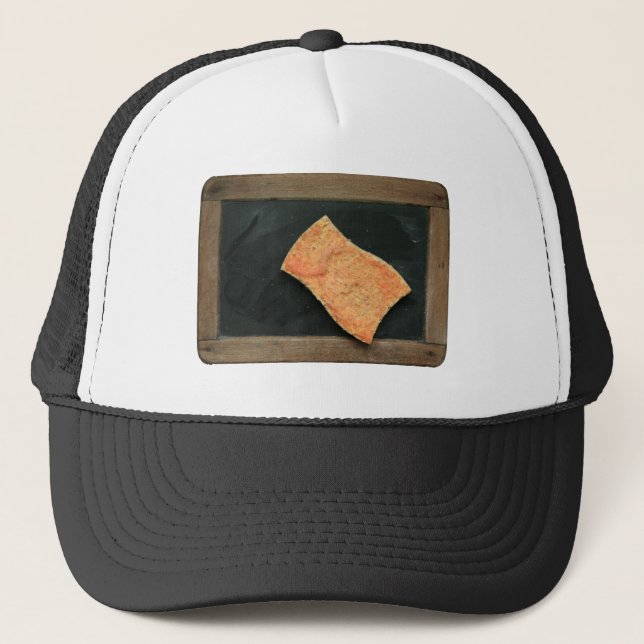 Ardoise Passer l'éponge Vintage School Slate Hat (Front)