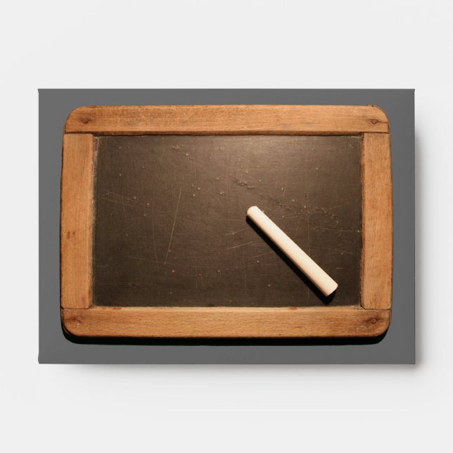 Ardoise Vintage School Slate with Chalk Envelope 2 (Front)