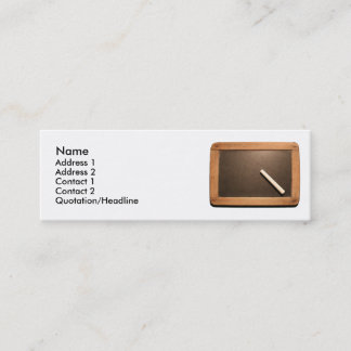 Ardoise Vintage School Slate with Chalk Mini BC Mini Business Card