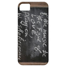 Ardoise W Shakespeare's Quote iPhone Case