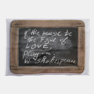 Ardoise - W. Shakespeare's Quote - Tea Towel