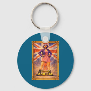 Are amelia union jack vintage british uk england key ring