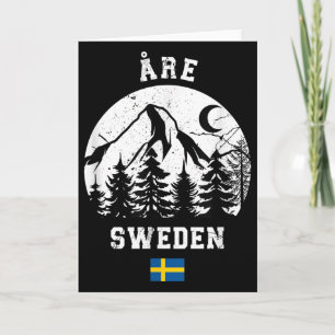 Åre Åreskutan Mountain Sweden Ski Resort Alpine Sk Card