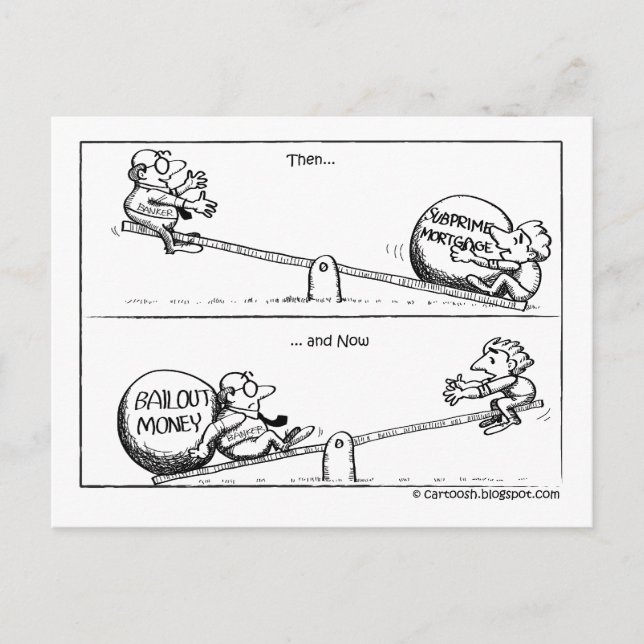 Are Banks Making Loans? Postcard (Front)