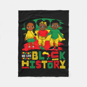 Are Black History Kids Juneteenth Black History Mo Fleece Blanket
