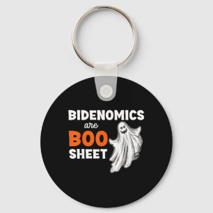 Are Boo Sheet Ghost Funny Political Halloween Key Ring