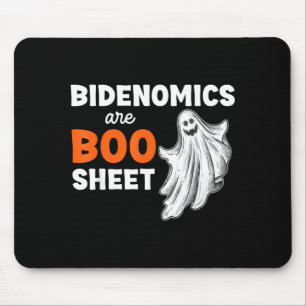 Are Boo Sheet Ghost Funny Political Halloween Mouse Pad