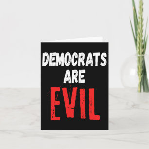 Are Evil Donald Trump 2024 Take America Back  Card