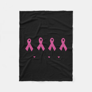 Are In Together Family Friends Breast Cancer Aware Fleece Blanket