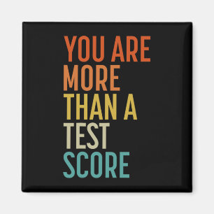 Are More Than A Test Score Vintage Teacher Testing Magnet