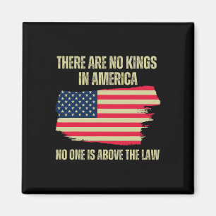 Are No Kings In America Us American Flag Trump 202 Magnet