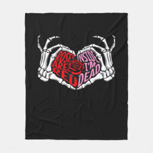 Are Read Inside I'm Dead - Sarcastic Valentine's C Fleece Blanket