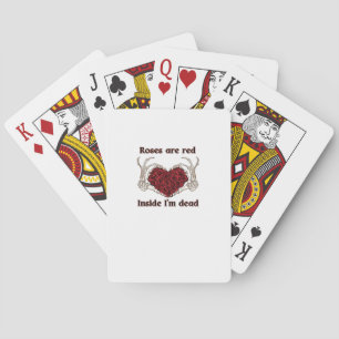 Are Red I'm Dead Classic Playing Cards