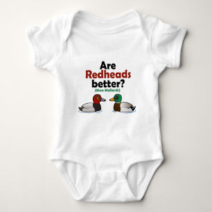 Are Redheads better? Baby Bodysuit