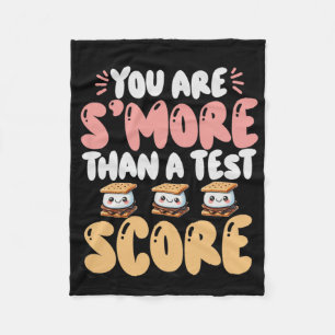Are S#39; #39;more Than A Test Score State Test Da Fleece Blanket