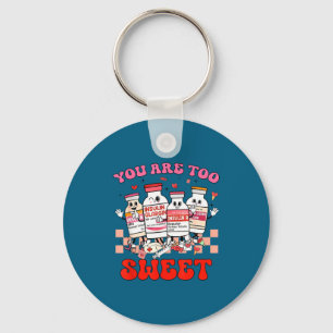 Are Shirt Too Sweet Diabetes Awareness Insulin Key Ring