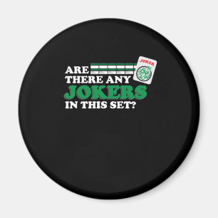 Are There Any Jokers In Set Mahjong Player Games Magnet