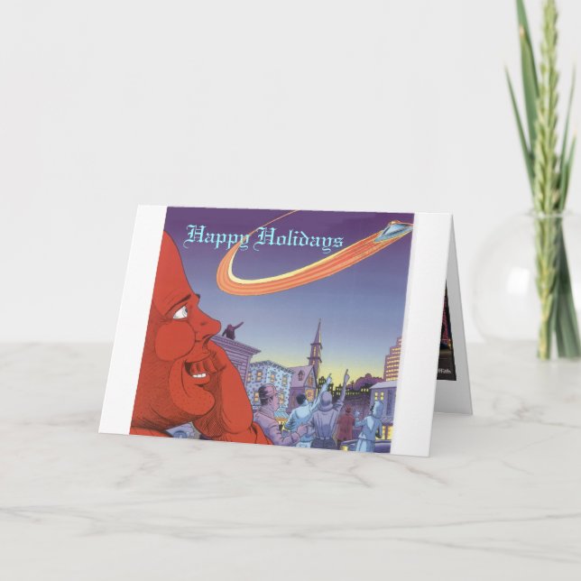 Are we having Christmas yet? Holiday Card (Front)