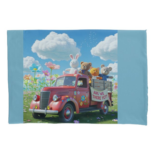 Are we there yet? pillowcase (Front)