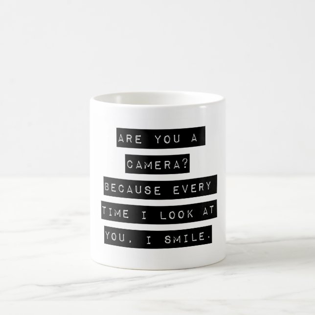 Are You A Camera Coffee Mug (Center)