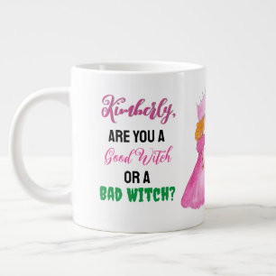 Are you a Good Witch or Bad Witch? Personalised Large Coffee Mug