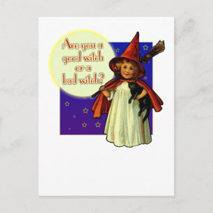Are You a Good Witch Postcard