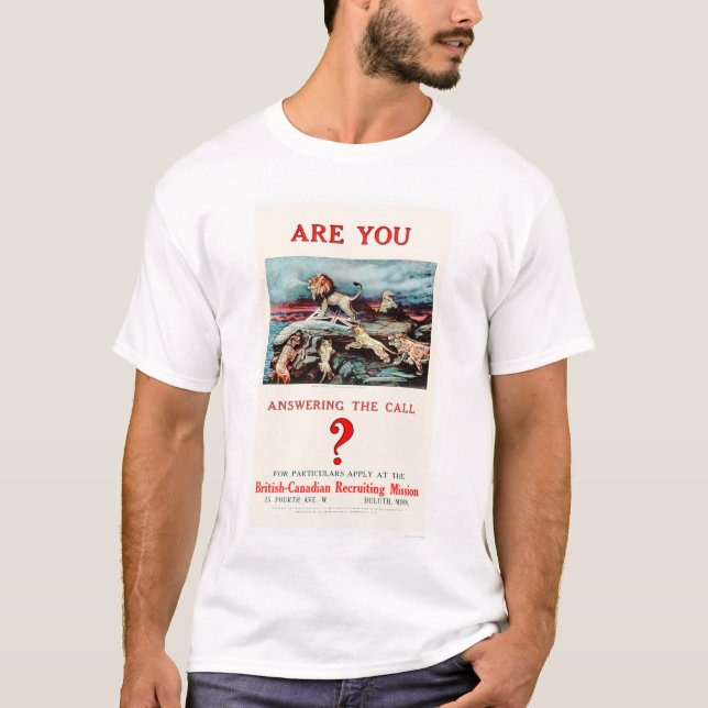 Are you Answering the Call? (US02111) T-Shirt (Front)